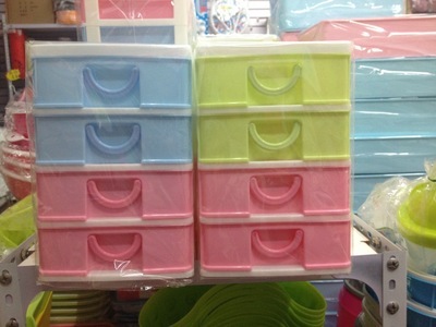 哈尔滨平房区温馨日用品店 优质四层抽屉柜，打造整洁高效桌面空间